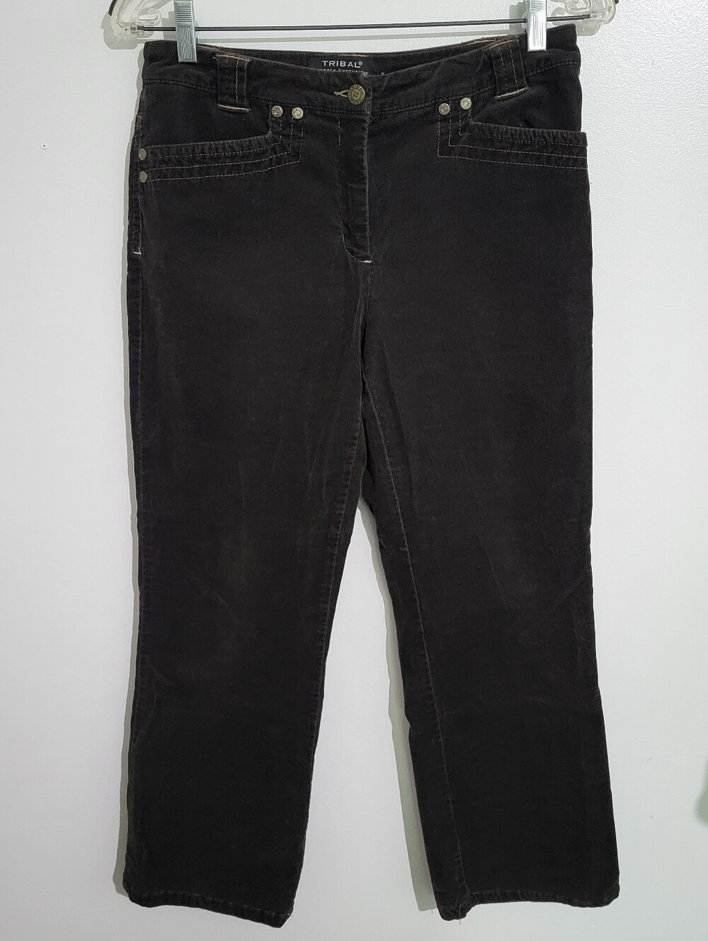Tribal Corduroy Pants Brown Size 6
